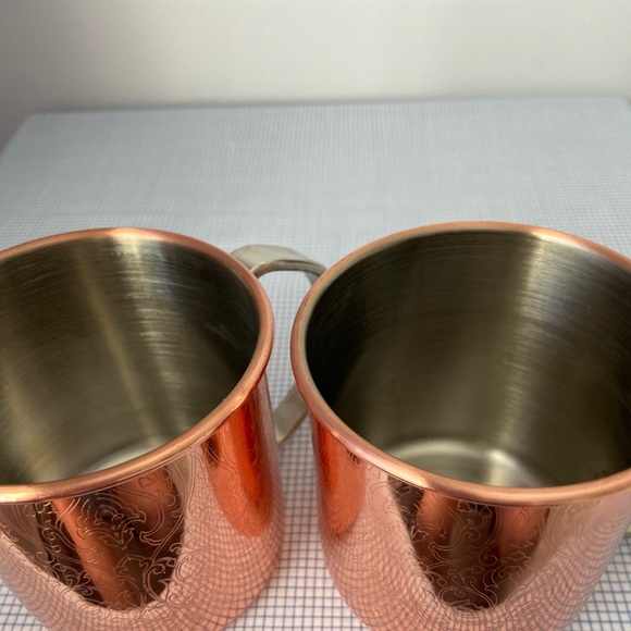 SOLD !! Copper Moscow Mule Mugs - Picture 3 of 5